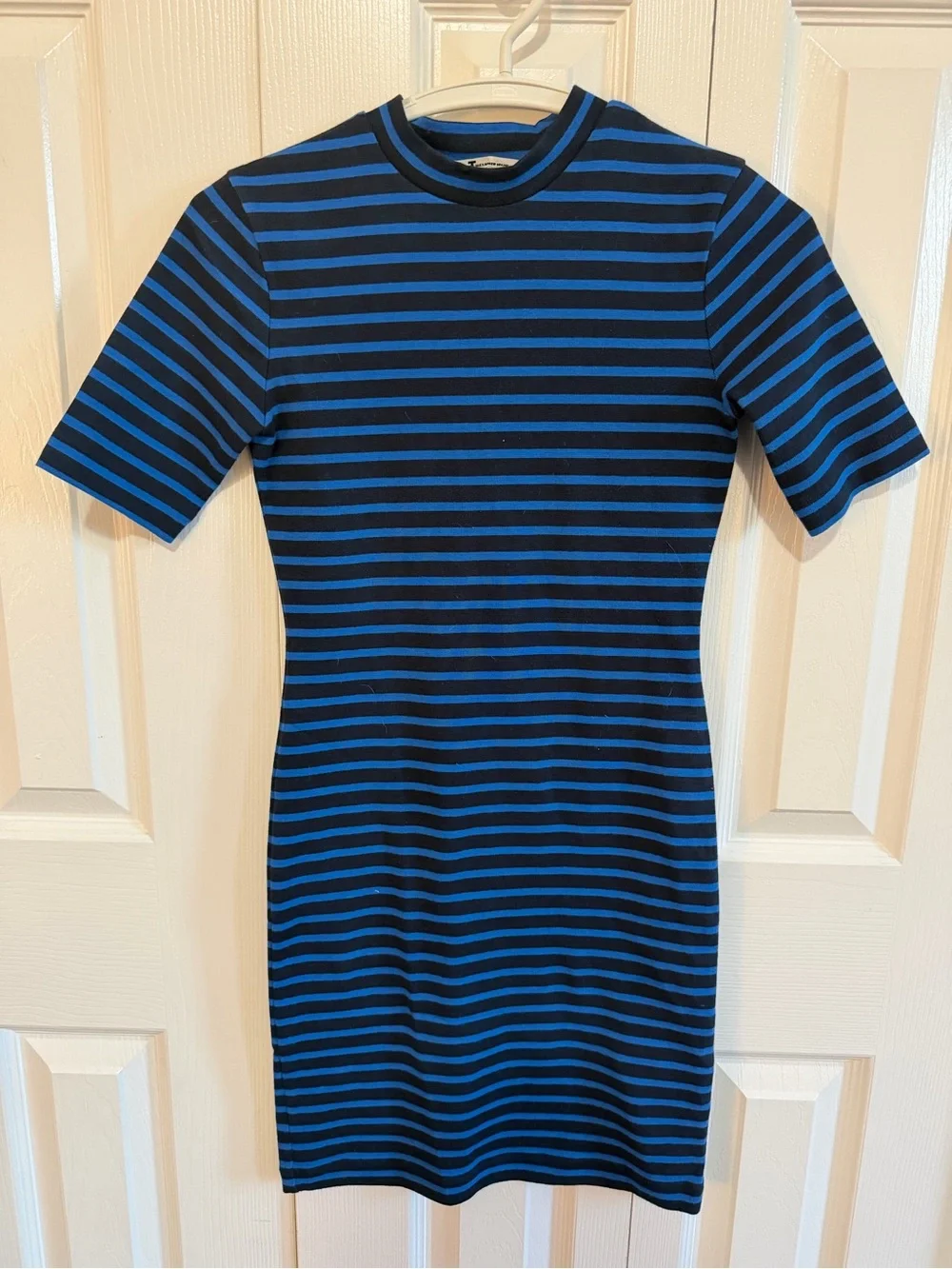T by Alexander Wang Y2K T-Shirt Dress Stripes Extra Small